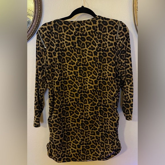 Michael Kors Animal Print Tunic Top SizeXL - Picture 5 of 7